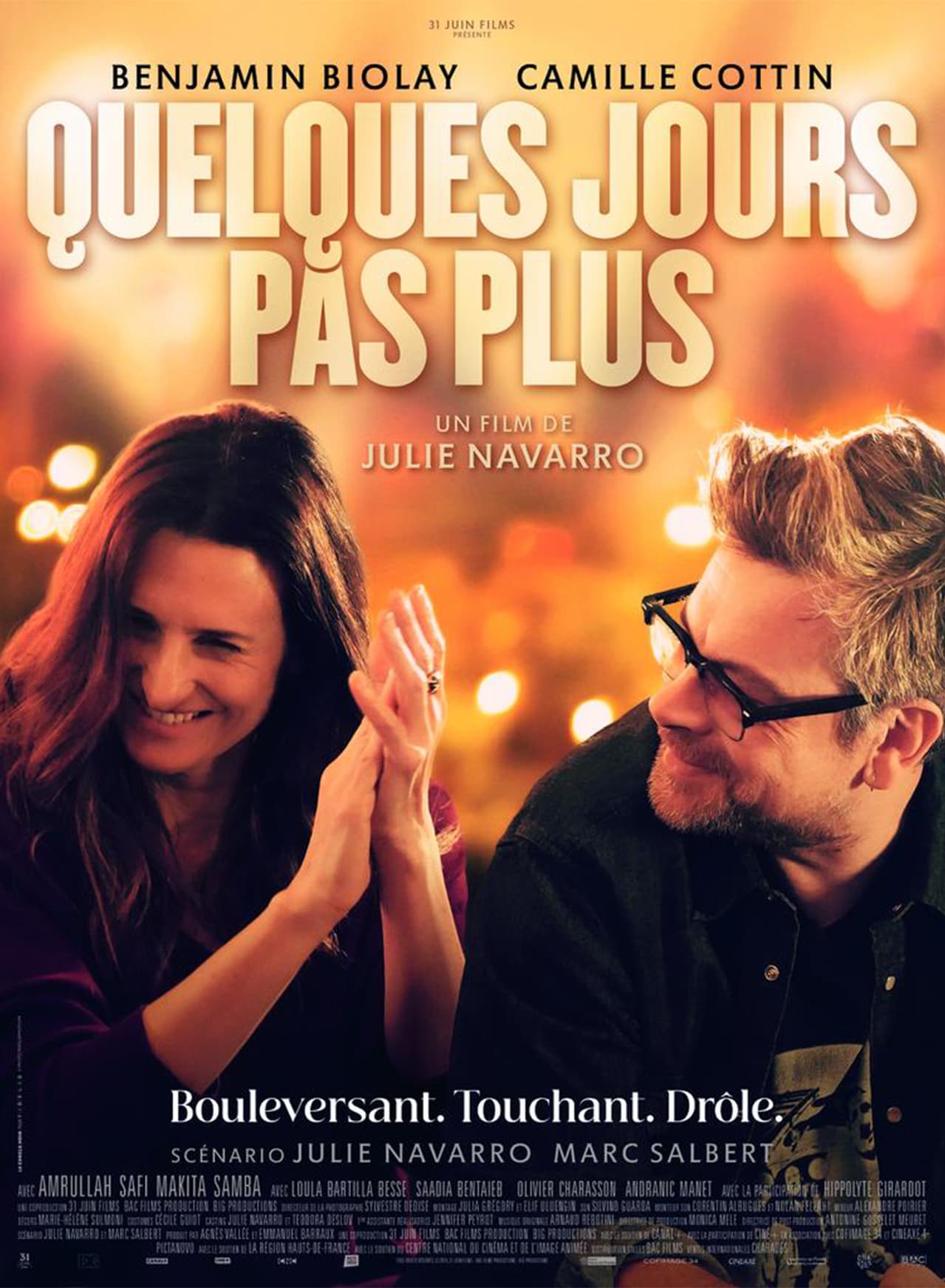 Affiche Cinéma Film Quelques Jours Pas Plus